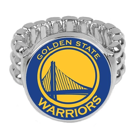 Golden State Warriors Basketball Silver Mens Womens Ring Fits All Sizes GiftP D2 Cover