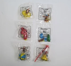 Dairy Queen Curious George Kid’s Meal Toys Complete Set of 6 Lot Vintage 2000 - Bild 1 von 8
