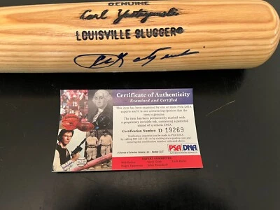 PSA/DNA Carl Yastrzemski auto Bat HB/Louisville slugger Bat UDA Hologram - Image 1 of 4