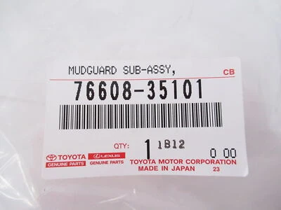 Guardabarros trasero de conductor genuino OEM Toyota 76608-35101 2007-2014 FJ Cruiser Foto 1 de 4