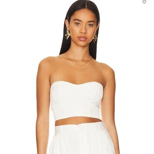 NWT House of Harlow 1960 x REVOLVE Lida Crop Top White Size Large - Picture 1 of 8