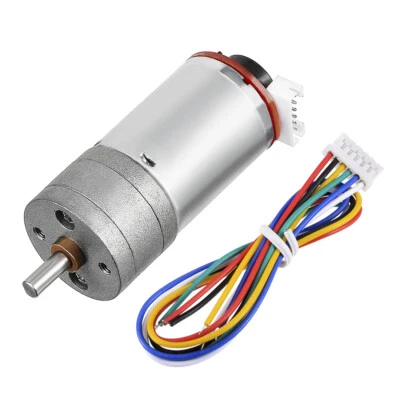 Encoder Getriebemotor 25Dx48L mm 9,28:1 Getriebemotor mit Encoder DC 12V 463RPM - Bild 1 von 4