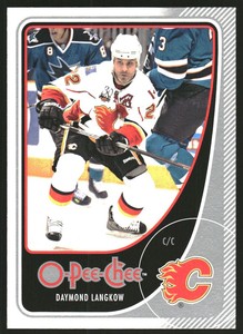 2010-11 O-Pee-Chee Calgary Flames Hockey Card #246 Daymond Langkow