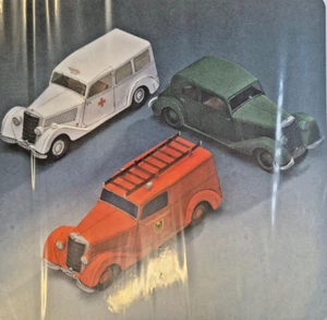 Hoja de escritura modelismo 1:24 3x Mercedes 170 V (1950) en EMBALAJE ORIGINAL/2503 - Imagen 1 de 3