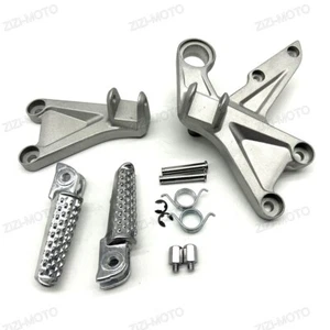 New Motorcycle Silver Front Foot Pegs Bracket Fit For Honda CBR1000RR 2008-2018 - Picture 1 of 6