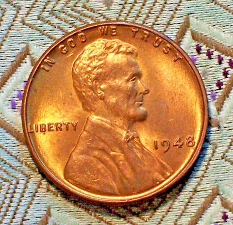 1948-P BU Lincoln Cent (1 COIN) (ITM#6161) Cover