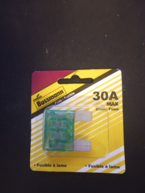 2) NEW Cooper Bussman BP/FMX-30-RP Fusible Link 30A Max Blade Fuse