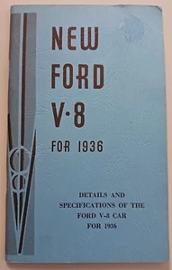 Ford V-8 For 1936 Details and Specifications - Reprint by Polyprints - Bild 1 von 2
