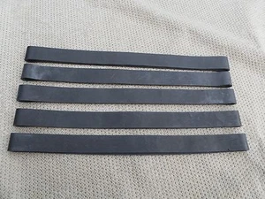 Ceramics And Pottery Rubber Bands Black 9" Flat 5/8's" Wide .063" Wall 5-Pack - Picture 1 of 7