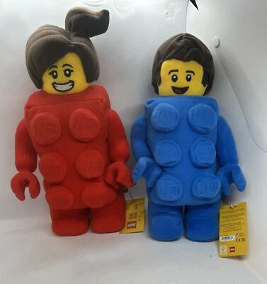 LEGO Minifigura Peluche Ladrillo Traje Minifigura Serie Peluche 13" Peluche Personaje Set Foto 1 de 4