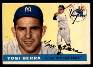 1955 Topps Baseball #198 Yogi Berra VG/EX *f1