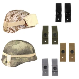 2pcs MICH ACH Helmet Universal Goggle Retention Straps Fixing Band NEW - Picture 1 of 6