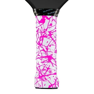 SUPACAZ Super Sticky Kush Pickleball Overgrip - Splat Rosa Neón - 3 piezas - Imagen 1 de 2
