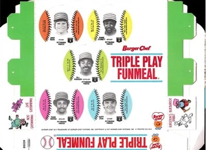1977 Burger Chef Funmeal Complete Tray PITTSBURGH PIRATES Uncut MSA Discs - Picture 1 of 6