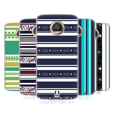 HEAD CASE DESIGNS PRINTED STRIPES SOFT GEL CASE FOR MOTOROLA PHONES - Image 1 of 4