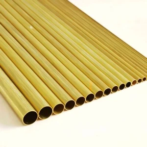 5Pcs Brass Tube 0.5mm Wall Thickness 2-26mm OD 300mm Length Hollow Yellow copper - Picture 1 of 7