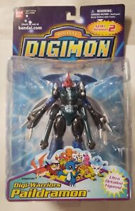 Digimon Digi-Warriors Paildramon Figure 2000 Bandai Fox Kids, New