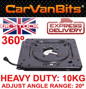 UNIVERSALE AUTO VAN SEDILE MOTORHOME BASE GIREVOLE GIRADISCHI CAMION ADATTATORE GIREVOLE - Foto 1 di 7