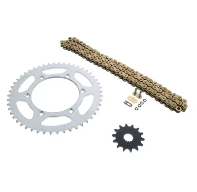 Yamaha WR450F 2003-2014 F oro junta tórica cadena y piñón plata 14/50 114L Foto 1 de 4