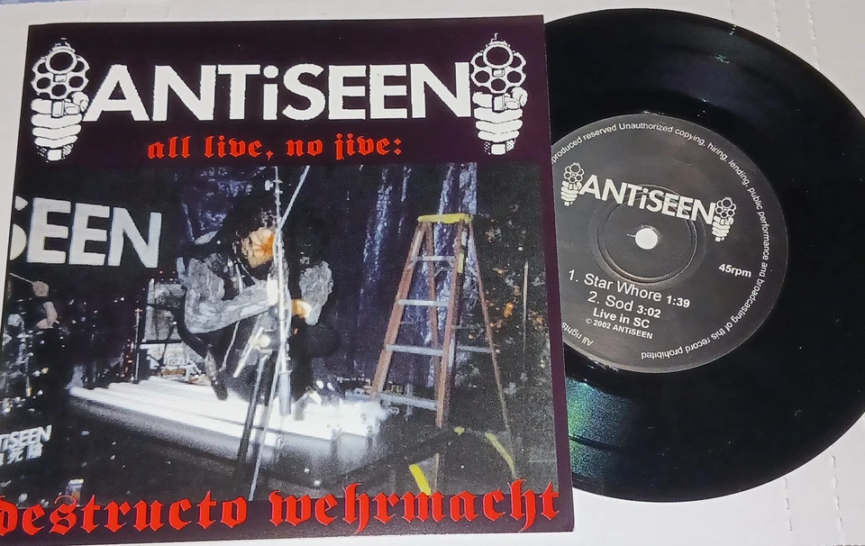 ANTiSEEN - All Live No Jive: Destructo Wehrmacht - 7" EP Foto 1 de 2
