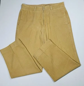 Tommy Bahama Corduroy Pants Men’s 35x30 Relax Fit Tan Silk Cotton Blend Casual - Picture 1 of 11