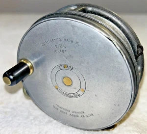 Trout Fly Reel HARDY THE PERFECT Duplicated Mark II Size 3 1/8” Signed WS - Picture 1 of 18