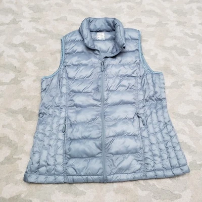 32 Degrees Puffer Vest Mens Large Blue Full Zip Pockets - Image 1 of 4