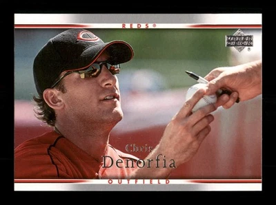  296 Chris Denorfia  Reds 2007 Upper Deck Baseball Sports Trading Card  - Image 1 of 2