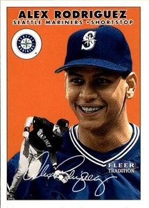 Alex Rodriguez 2000 Fleer Twizzlers #5 Mariners FREE SHIPPING AutographDen - Picture 1 of 2