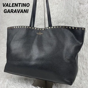 Valentino Garavani Rockstud Leder Beuteltasche Tasche schwarz Nieten Schulter authentisch - Bild 1 von 13