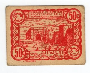 MOROCCO P-41 50 Centimes 1944 France Colonial Note - Picture 1 of 6