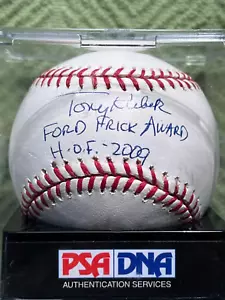 Tony Kubek SS Ford Frick H.O.F. firmado único Selig PSA Perfect 10 2009 - Imagen 1 de 3