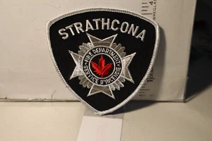 fire patch STRATHCONA FIRE DEPT ALBERTA CANADA WHITE BORDERS - Picture 1 of 1