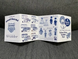 McDonald’s Happy Meal Toy Reference Card 2002 Madame Alexander / Matchbox 50th - Picture 1 of 3