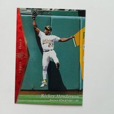 1995 Upper Deck SP #182 Rickey Henderson