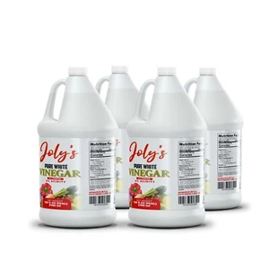 ( 4 Gallons) Joly's-Natural Distilled White Vinegar, 5 % Acidity (Pack of 4) - Picture 1 of 7
