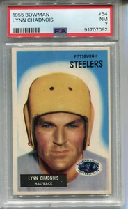 1955 Bowman #54 Lynn Chadnois PSA 7 NM Pittsburgh Pirates - Bild 1 von 2