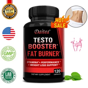 TESTO BOOSTER - Steigerung der Muskelmasse Kraft - Fatburner Sexuelle Leistun... - Bild 1 von 11