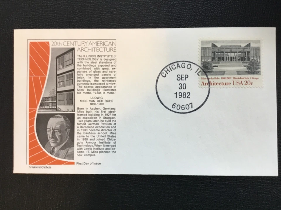 ICOLLECTZONE  US 2020 American Architecture   FDC  (F400) - Image 1 of 1