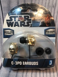 Nuevo en Paquete Juego de Auriculares Star Wars C-3PO Jazwares 2012 Paquete Sin Abrir - Imagen 1 de 7