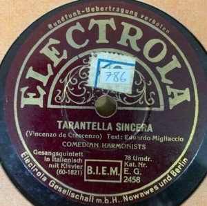 German 78 RPM -Comedy harmonists - Ah Maria Mari - Electrola Germany - Picture 1 of 2
