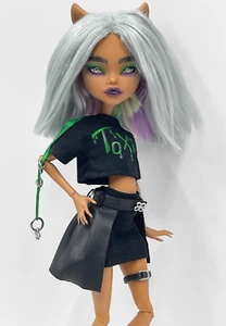 Monster High Repaint Art Doll Custom OOAK Howleen Wolf "Toxic" - Picture 1 of 13