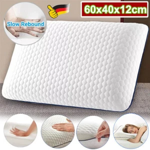 60 x 40 cm Kopfkissen Nackenkissen Orthopädisch Nackenstützkissen Schlafkissen - Bild 1 von 16