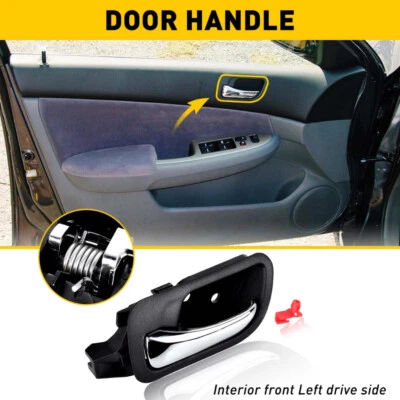 内部前灰褐色门把手司机侧 LH 左适用于 03-07 本田雅阁轿车 — 第 1/4 张图片