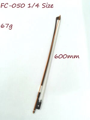 Symphony FC-050 1/4 Size Cello Bow–Brazil-wood, Octagonal Stick, Real Horse Hair - Image 1 of 4