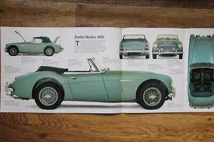 Original 1992 AUSTIN HEALEY 3000 Encyclopedia extract & foldout section - Imagen 1 de 2
