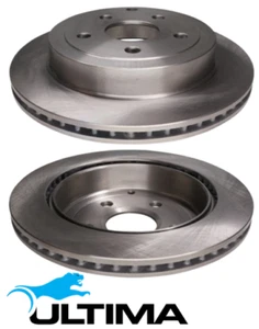 ULTIMA REAR VENTED DISC BRAKE ROTORS FOR HOLDEN SIDI LF1 LFW LLT LFX 3.0 3.6L V6 - Picture 1 of 1