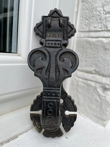 Rare old antique reclaimed Kenrick door knocker British Made number 40 Cover