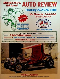 Rochester Auto Review Program 1980 Incredible Hulk George Barris Charlies Angels - Picture 1 of 6
