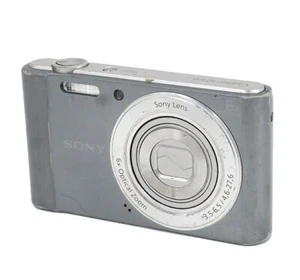 Sony Cyber-shot DSC-W810 Silver 20.1MP Digital Camera Tested From Japan Used - Picture 1 of 3
